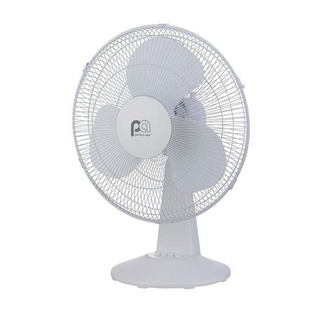 PERFECT AIRE Perfect Aire 6023363 23.25 x 16 in. 3 Speed Oscillating Table Fan; White 6023363